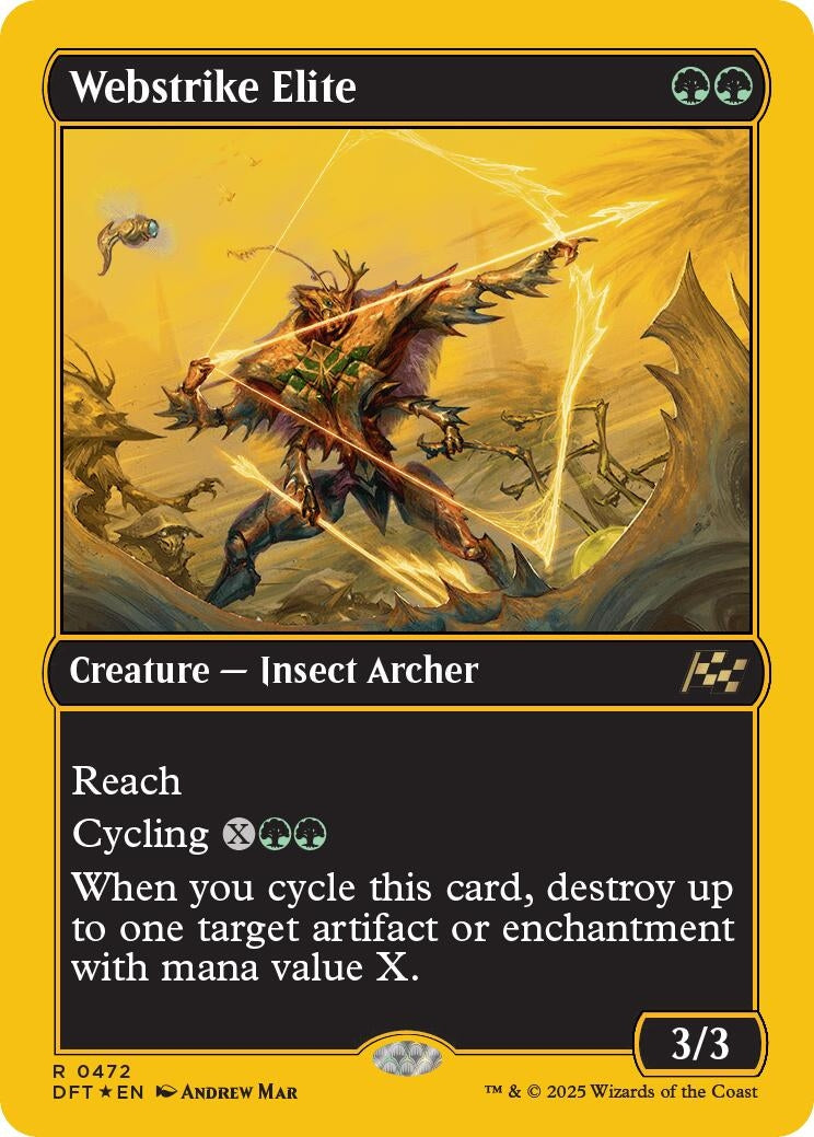 Image for Webstrike Elite (First-Place Foil) (472) [Aetherdrift]