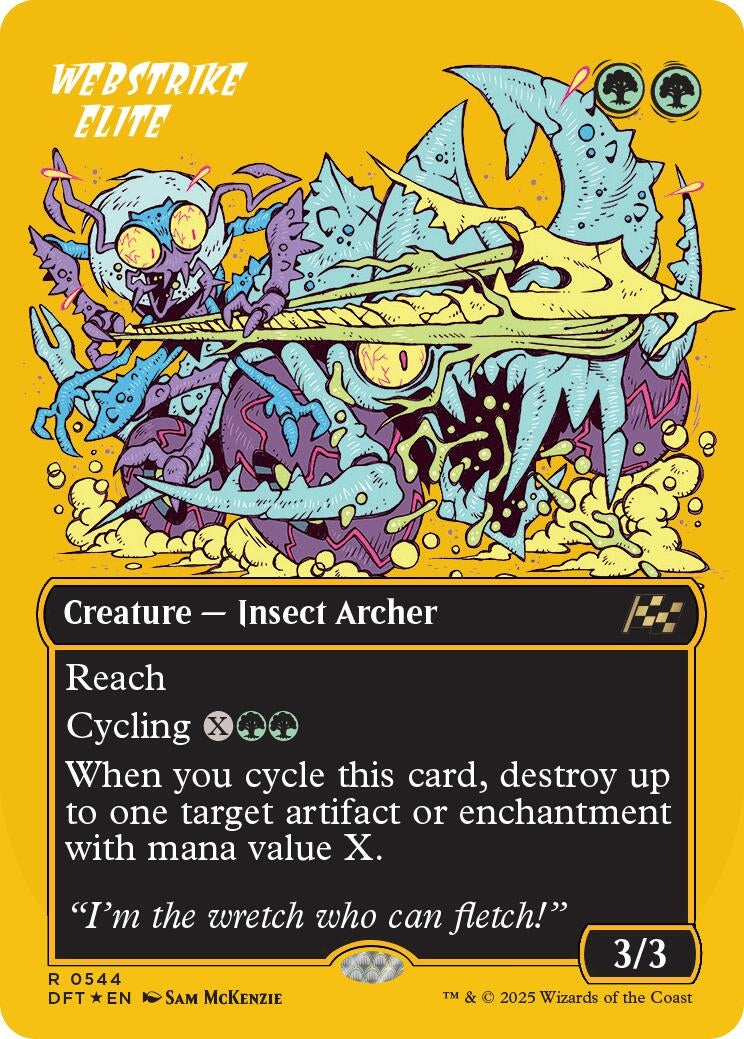 Image for Webstrike Elite (Borderless) (First-Place Foil) (544) [Aetherdrift]