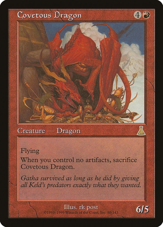 Covetous Dragon (80) [UDS] - MTG Single