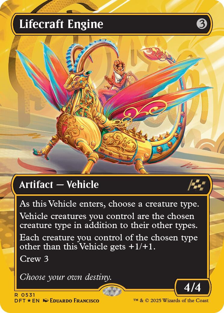 Image for Lifecraft Engine (Borderless) (First-Place Foil) (531) [Aetherdrift]