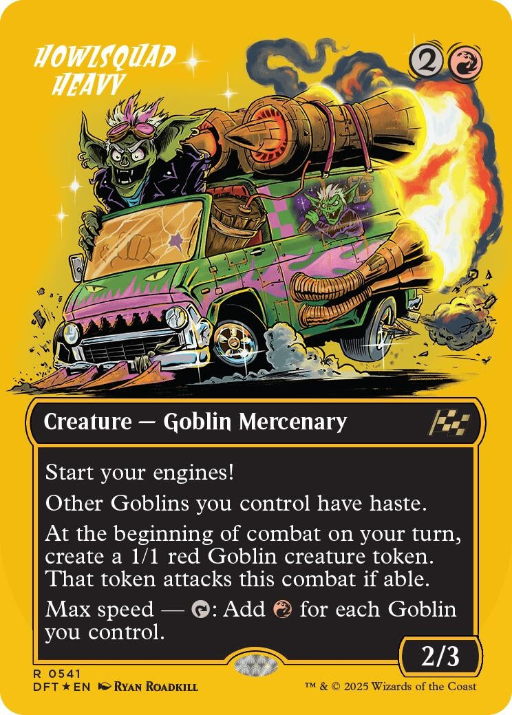 Image for Howlsquad Heavy (Borderless) (First-Place Foil) (541) [Aetherdrift]