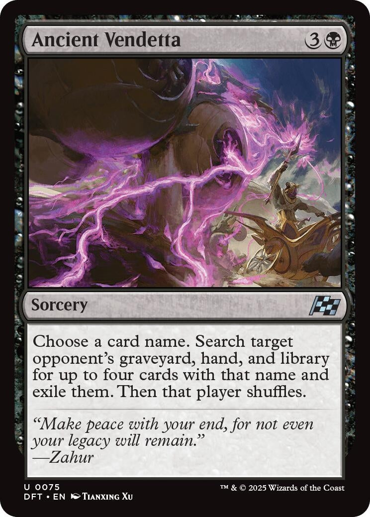 Image for Ancient Vendetta (75) (Aetherdrift) - Magic: The Gathering
