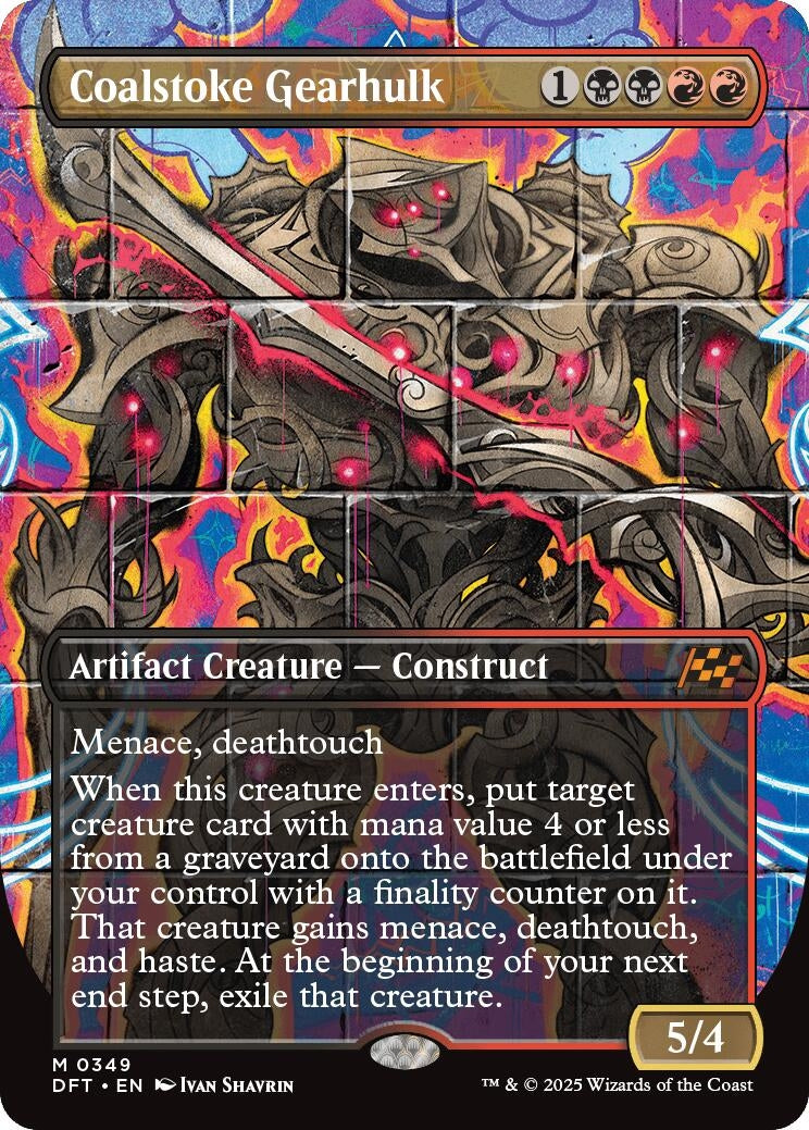 Coalstoke Gearhulk (Borderless) (349) [Aetherdrift]