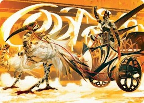 Image for Skyseer's Chariot Art Card (35) (Art Series: Aetherdrift) - Magic: The Gathering