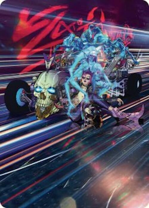 Image for Midnight Mangler Art Card (38) (Art Series: Aetherdrift) - Magic: The Gathering