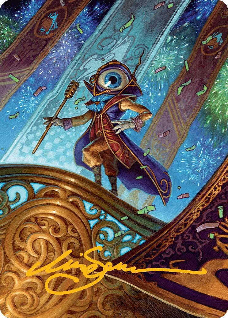 Image for Vnwxt, Verbose Host Art Card (Gold-Stamped Signature) (8) (Art Series: Aetherdrift) - Magic: The Gathering