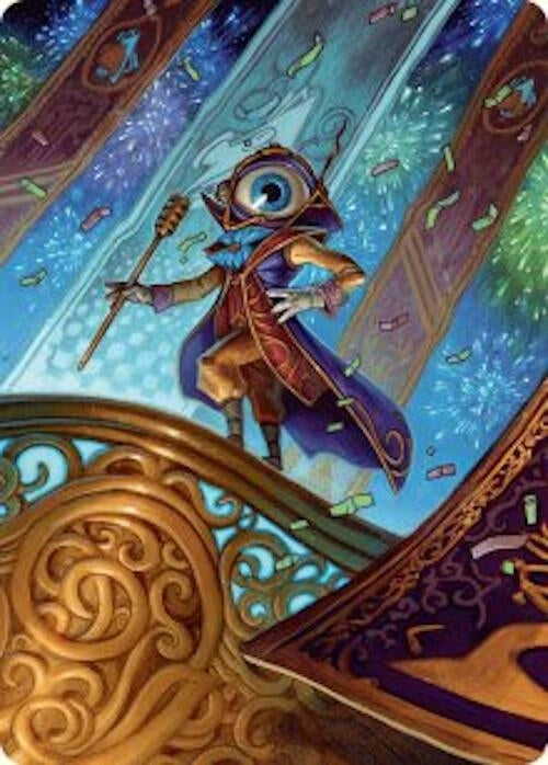 Image for Vnwxt, Verbose Host Art Card (8) (Art Series: Aetherdrift) - Magic: The Gathering
