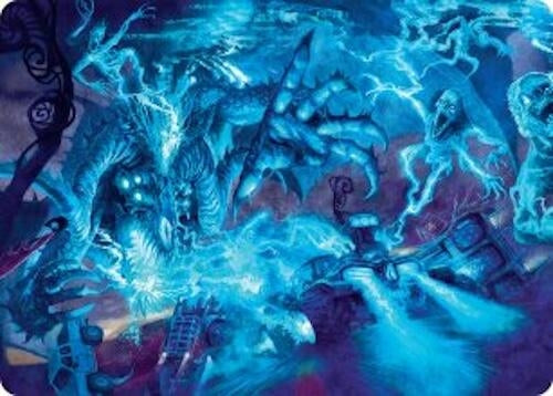 Image for The Speed Demon Art Card (18) (Art Series: Aetherdrift) - Magic: The Gathering