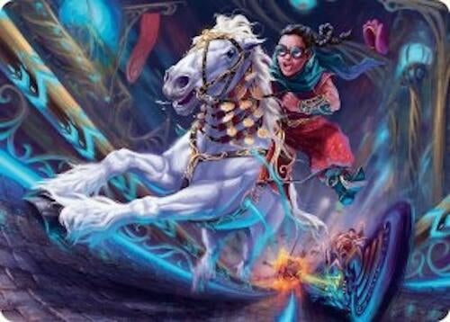 Image for Gilded Ghoda Art Card (34) (Art Series: Aetherdrift) - Magic: The Gathering
