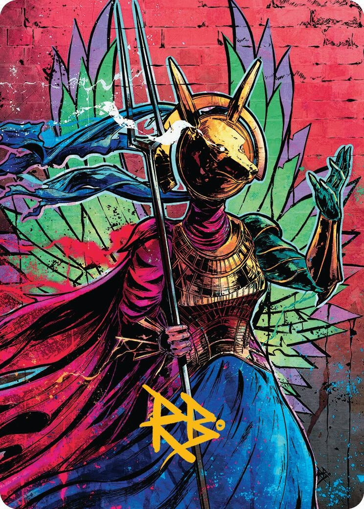 Image for Hazoret, Godseeker Art Card (Gold-Stamped Signature) (52) (Art Series: Aetherdrift) - Magic: The Gathering
