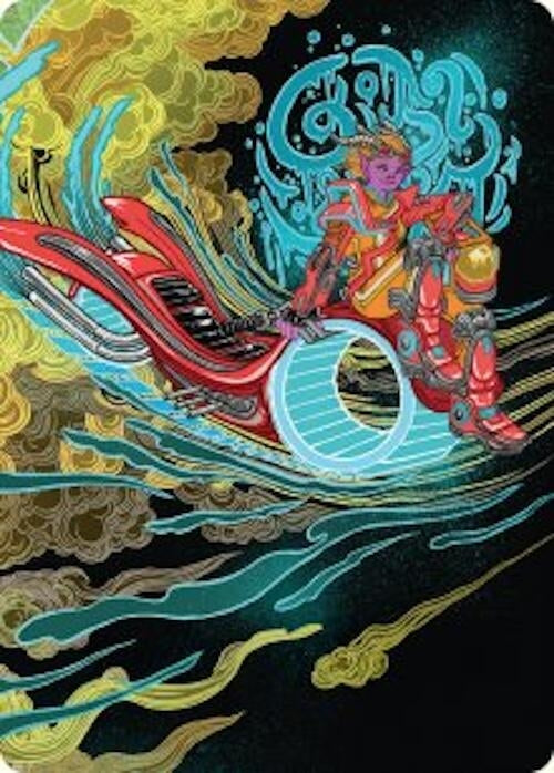 Image for Cloudspire Skycycle Art Card (44) (Art Series: Aetherdrift) - Magic: The Gathering