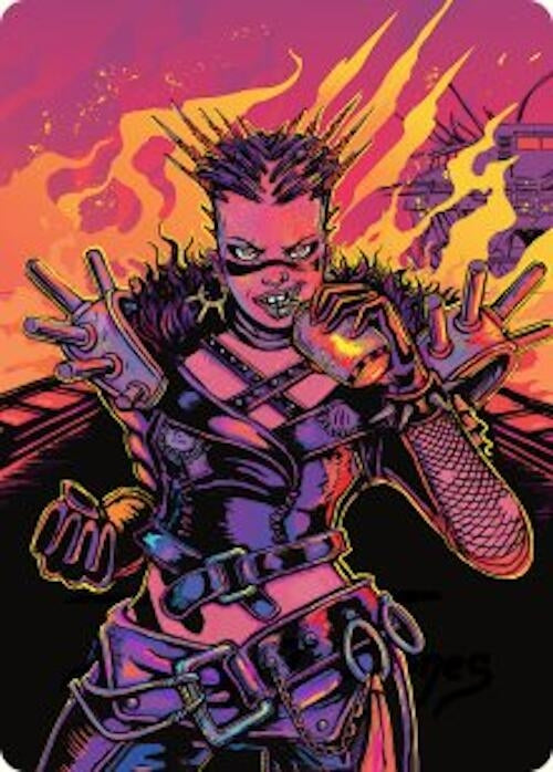 Image for Far Fortune, End Boss Art Card (2/54) (2) (Art Series: Aetherdrift) - Magic: The Gathering