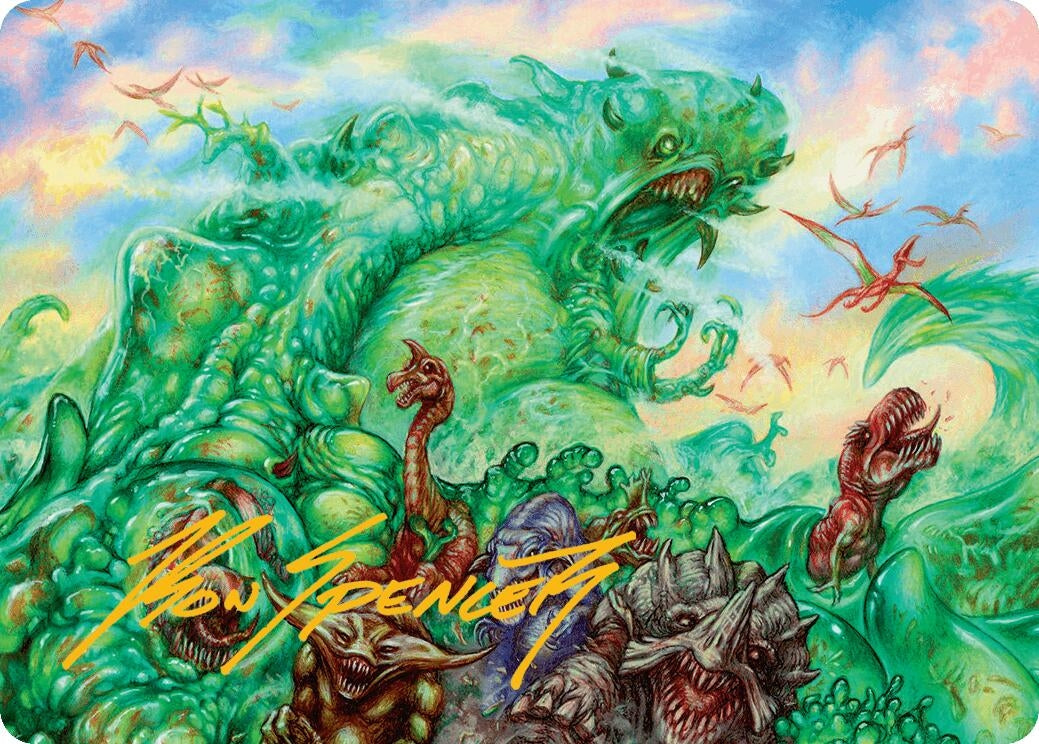 Image for Mimeoplasm, Revered One Art Card (Gold-Stamped Signature) (28) (Art Series: Aetherdrift) - Magic: The Gathering