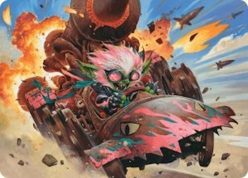 Image for Redshift, Rocketeer Chief Art Card (13) (Art Series: Aetherdrift) - Magic: The Gathering