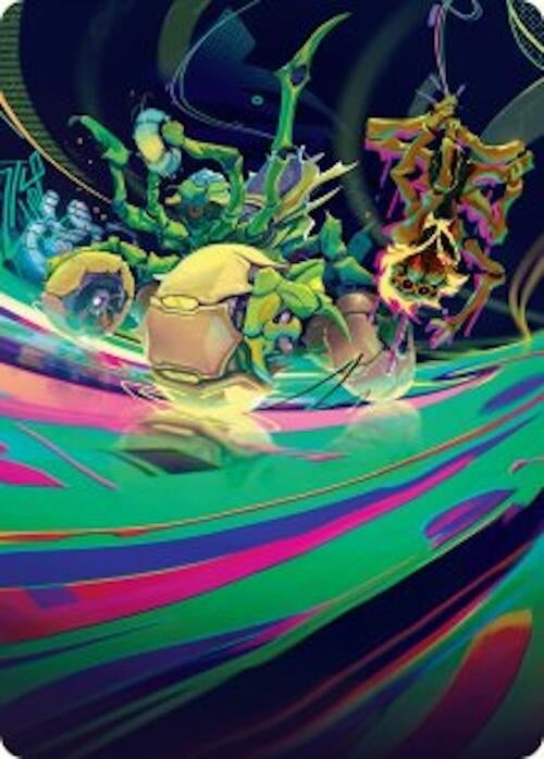 Image for Thundering Broodwagon Art Card (48) (Art Series: Aetherdrift) - Magic: The Gathering