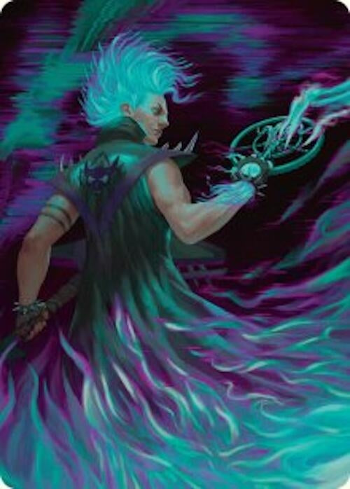 Image for Winter, Cursed Rider Art Card (7) (Art Series: Aetherdrift) - Magic: The Gathering