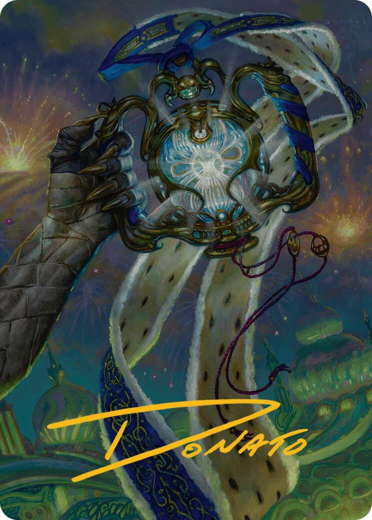 Image for The Aetherspark Art Card (Gold-Stamped Signature) (29) (Art Series: Aetherdrift) - Magic: The Gathering