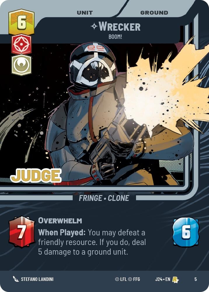 Image for Wrecker - Boom! (5) (Judge Promos) - Star Wars: Unlimited