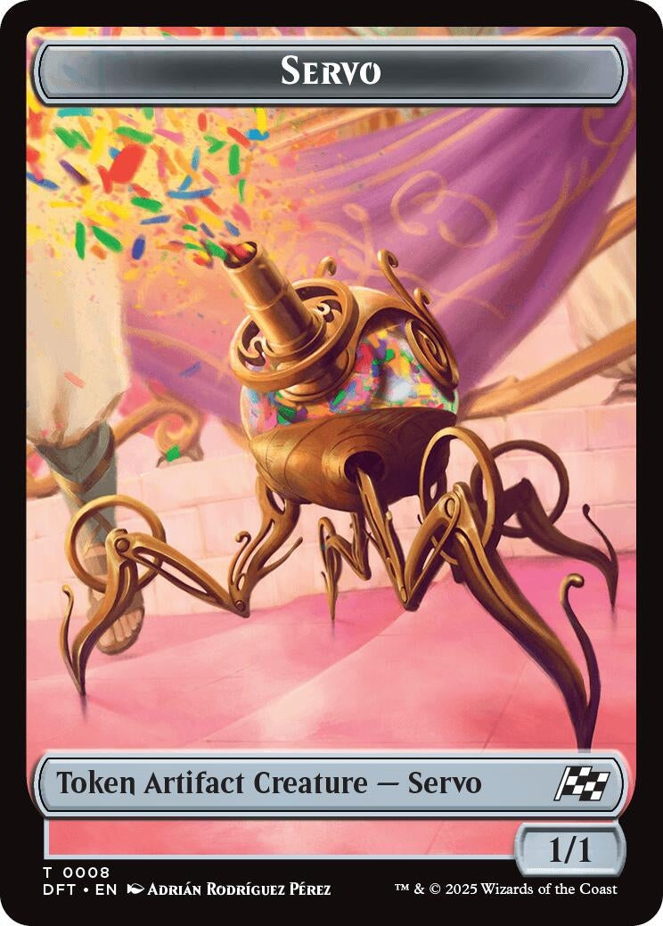 Image for Servo // Thopter (0009) Double-Sided Token (8 // 9) [Aetherdrift]