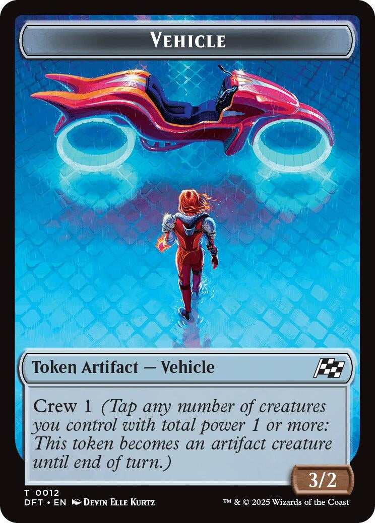 Image for Vehicle // Pilot Double-Sided Token (12 // 1) [Aetherdrift]