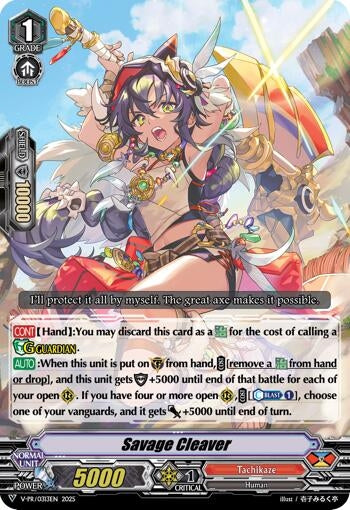 Image for Savage Cleaver (V-PR/0313EN) [V Promo Cards] - Cardfight Vanguard