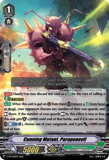 Image for Cunning Mutant, Paraponevil (V-PR/0310EN) [V Promo Cards] - Cardfight Vanguard