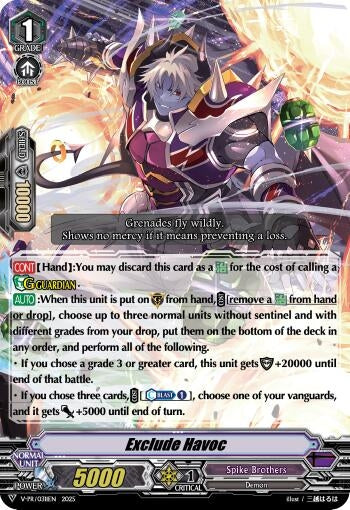 Image for Exclude Havoc (V-PR/0311EN) [V Promo Cards] - Cardfight Vanguard