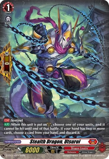 Image for Stealth Dragon, Utsuroi (Foil) (D-PR/730EN) [D Promo Cards] - Cardfight Vanguard