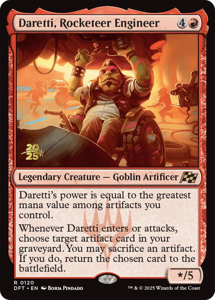Image for Daretti, Rocketeer Engineer (120) (Prerelease Cards) - Magic: The Gathering