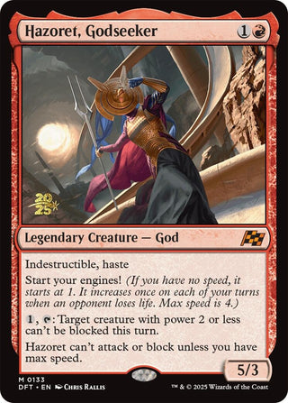 Image for Hazoret, Godseeker (133) (Prerelease Cards) - Magic: The Gathering