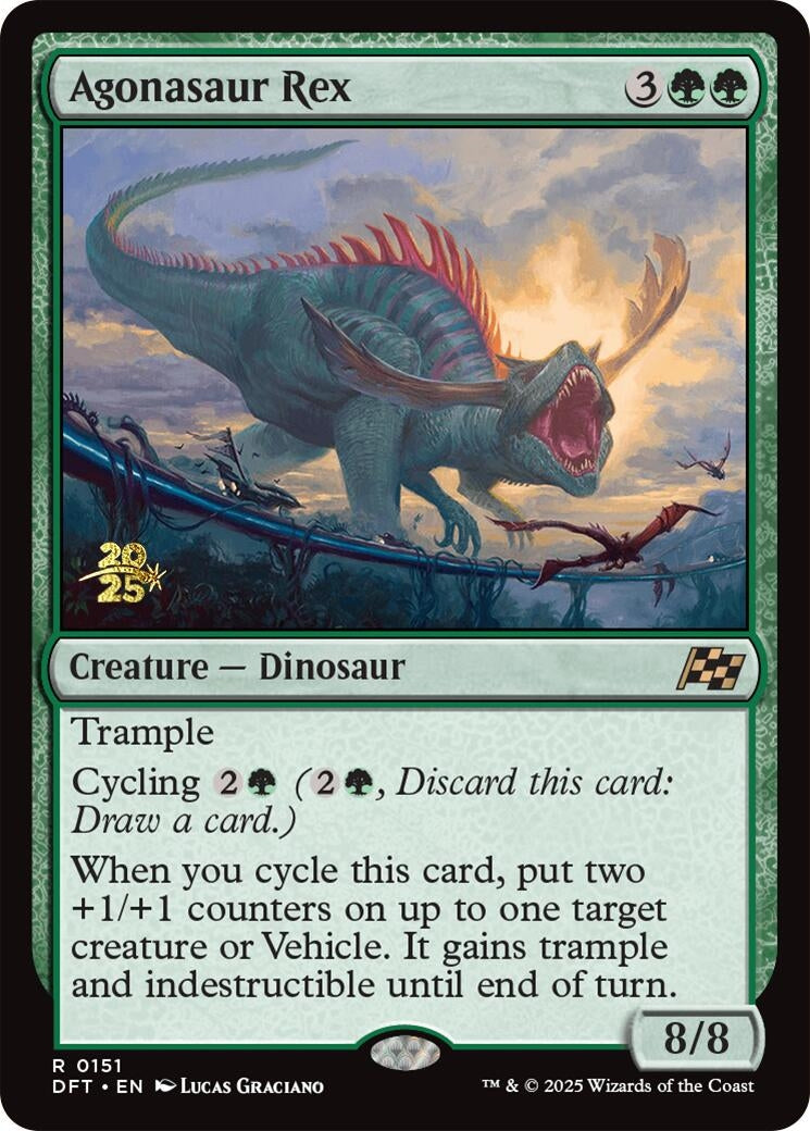 Image for Agonasaur Rex (151) (Prerelease Cards) - Magic: The Gathering