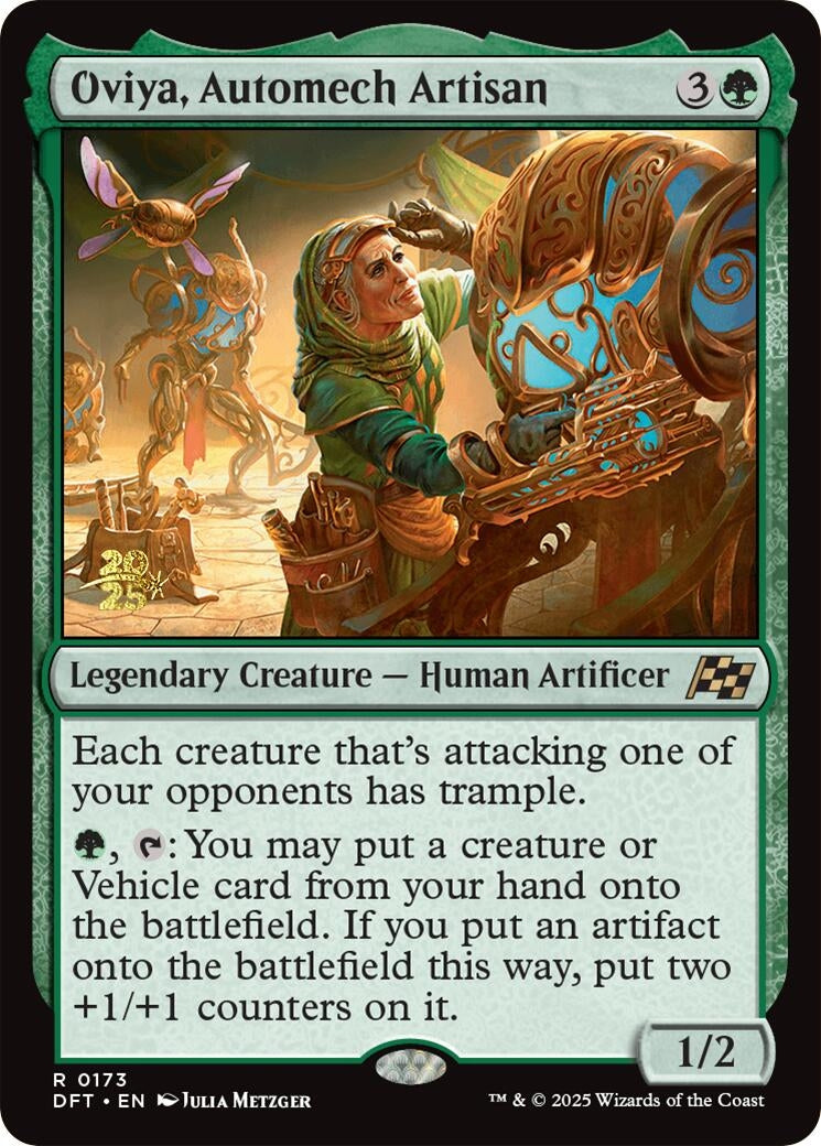 Image for Oviya, Automech Artisan (173) (Prerelease Cards) - Magic: The Gathering