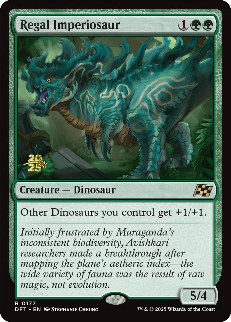 Image for Regal Imperiosaur (177) (Prerelease Cards) - Magic: The Gathering