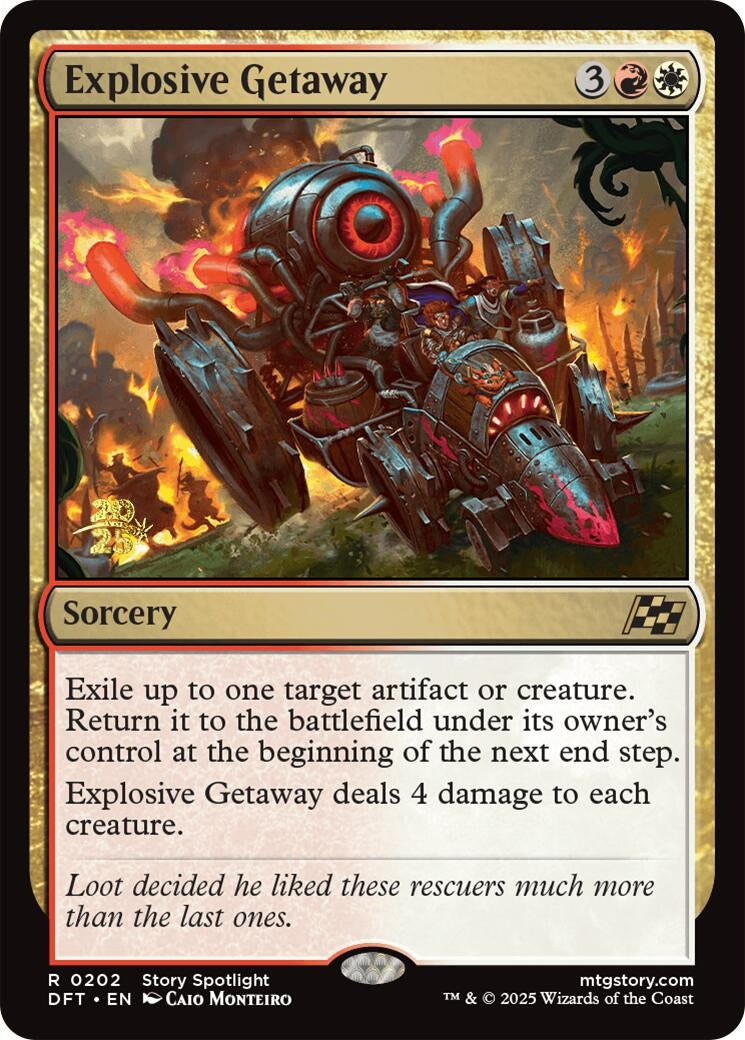 Image for Explosive Getaway (202) (Prerelease Cards) - Magic: The Gathering