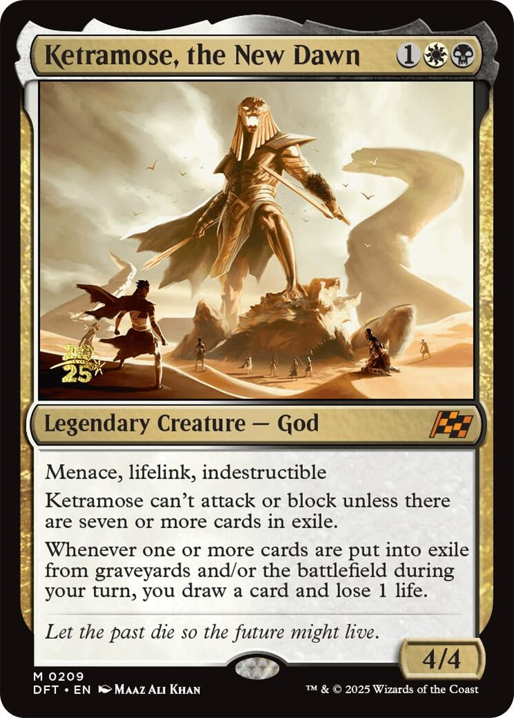 Image for Ketramose, the New Dawn (209) (Prerelease Cards) - Magic: The Gathering