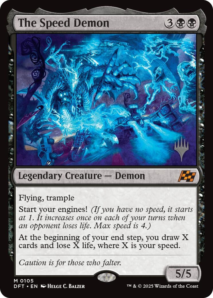 Image for The Speed Demon (105) (Promo Pack: Aetherdrift) - Magic: The Gathering