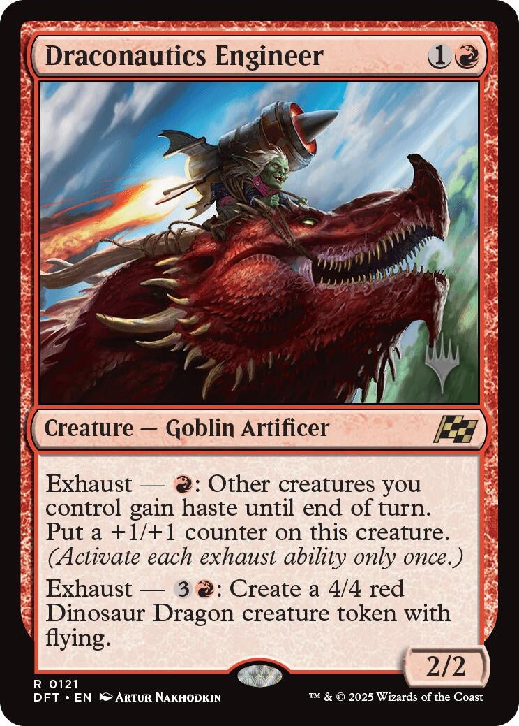 Image for Draconautics Engineer (121) (Promo Pack: Aetherdrift) - Magic: The Gathering