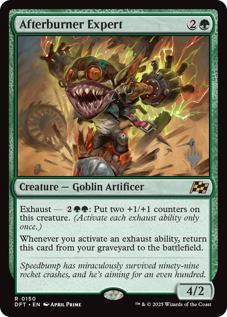 Image for Afterburner Expert (150) (Promo Pack: Aetherdrift) - Magic: The Gathering