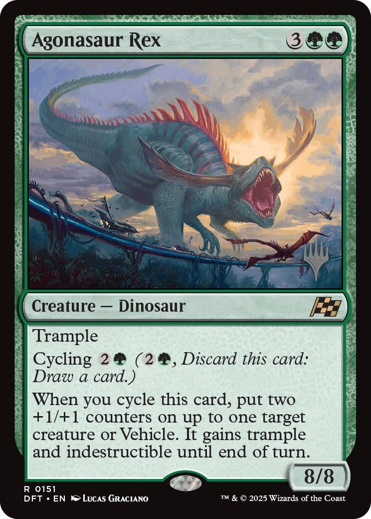 Image for Agonasaur Rex (151) (Promo Pack: Aetherdrift) - Magic: The Gathering