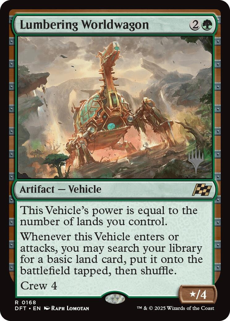 Image for Lumbering Worldwagon (168) (Promo Pack: Aetherdrift) - Magic: The Gathering