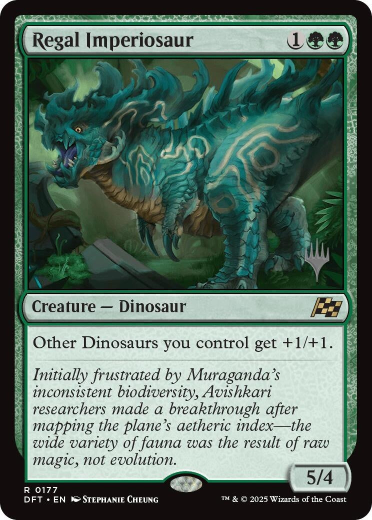 Image for Regal Imperiosaur (177) (Promo Pack: Aetherdrift) - Magic: The Gathering
