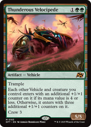Image for Thunderous Velocipede (183) (Promo Pack: Aetherdrift) - Magic: The Gathering