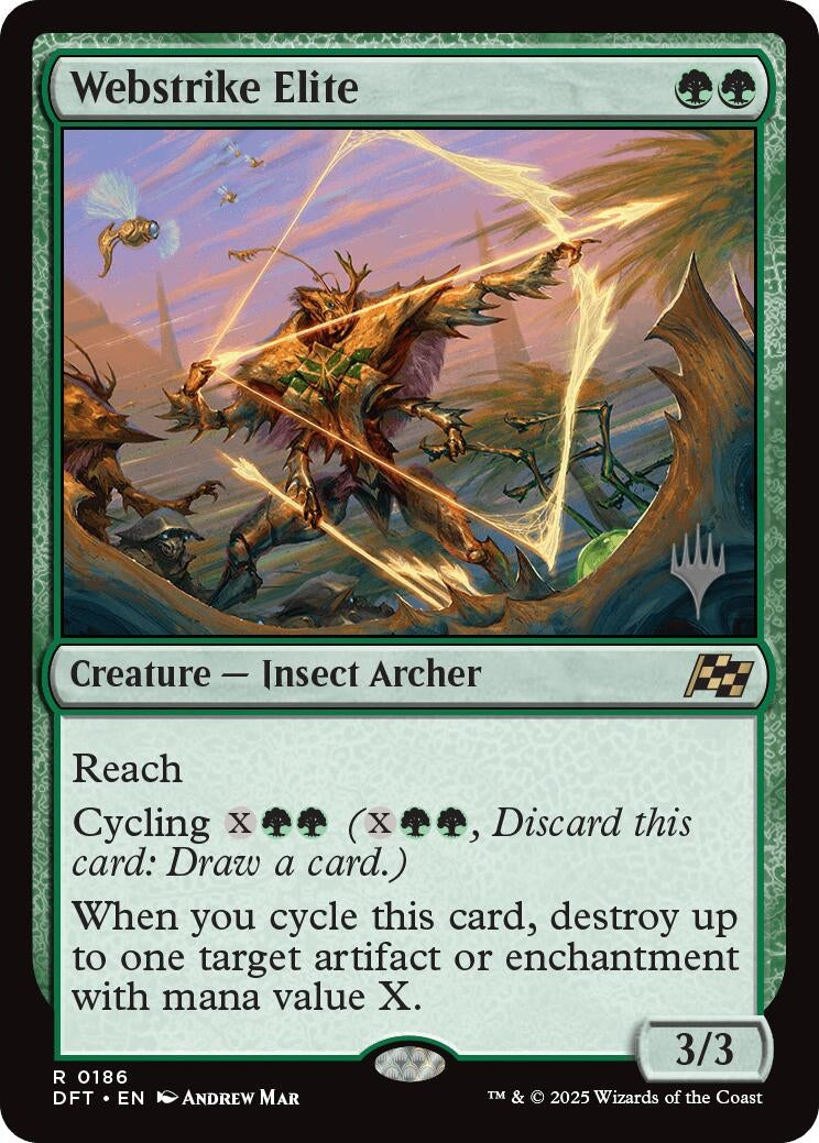 Image for Webstrike Elite (186) (Promo Pack: Aetherdrift) - Magic: The Gathering