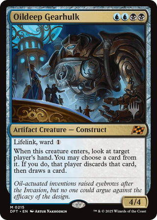 Image for Oildeep Gearhulk (215) (Promo Pack: Aetherdrift) - Magic: The Gathering