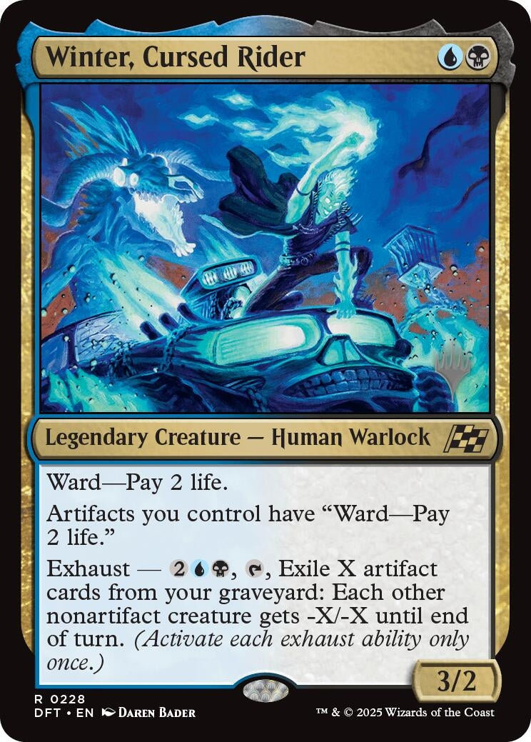 Image for Winter, Cursed Rider (228) (Promo Pack: Aetherdrift) - Magic: The Gathering