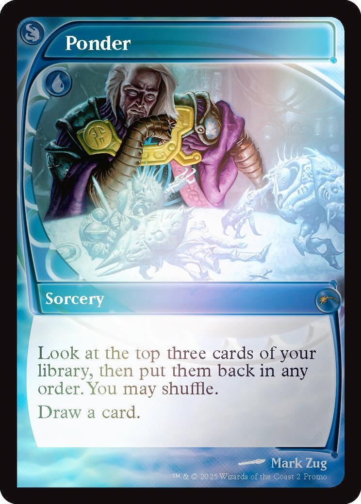 Image for Ponder (Future Sight) (2) (Secret Lair Drop Series) - Magic: The Gathering