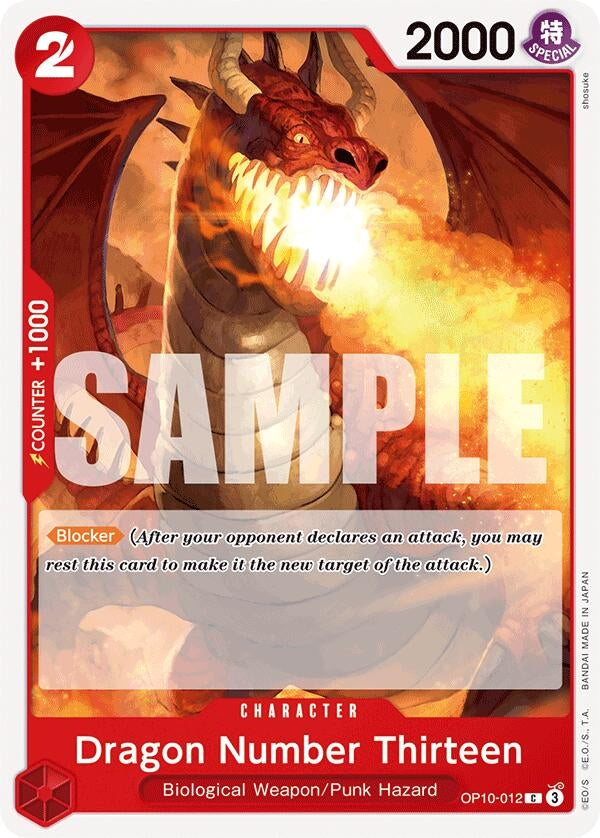 Dragon Number Thirteen (OP10-012) (Royal Blood)