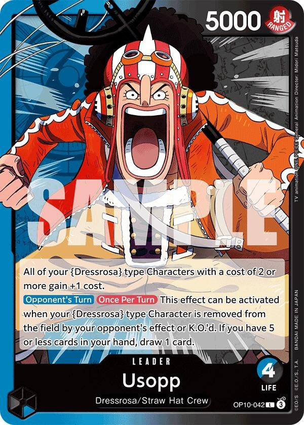 Image for Usopp (042) (OP10-042) (Royal Blood) - One Piece Card Game