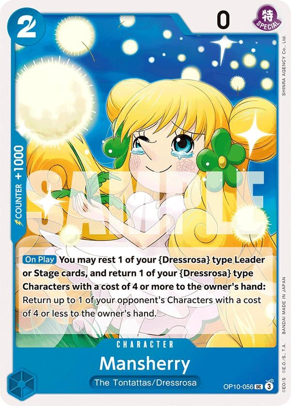 Image for Mansherry (OP10-056) (Royal Blood) - One Piece Card Game
