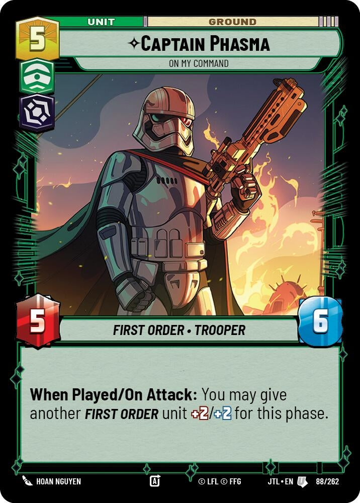 Image for Captain Phasma - On My Command (088/262) (Jump to Lightspeed) - Star Wars: Unlimited